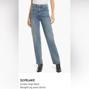 SLVRLAKE London High Waist Straight Leg Jeans - size 25